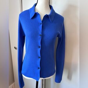 GAP Women's Royal Blue Cardigan Size Small & Tall